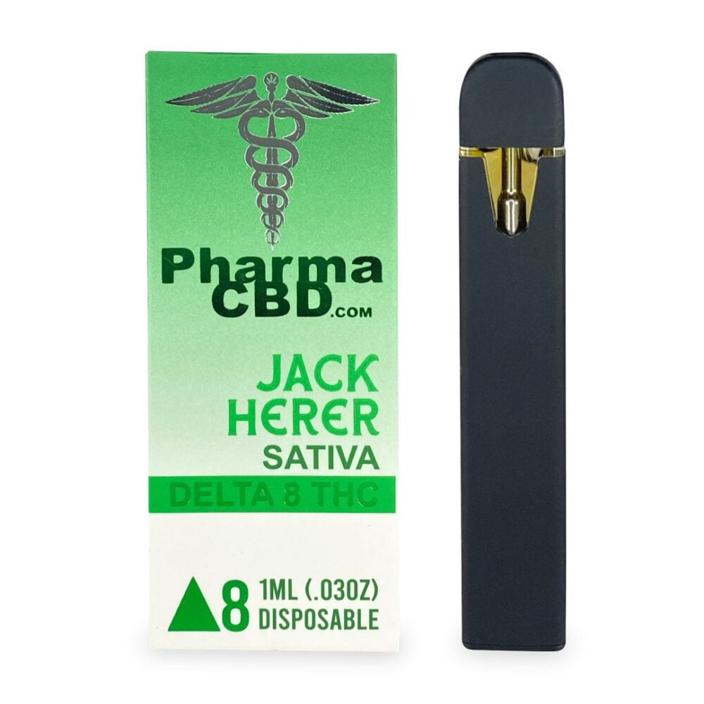 PharmaCBD Jack Herer Delta 8 THC Disposable Vape Pen